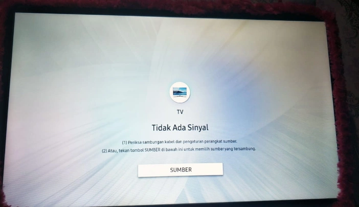 Tv tidak dapat siaran dan tidak konek perangkat lain