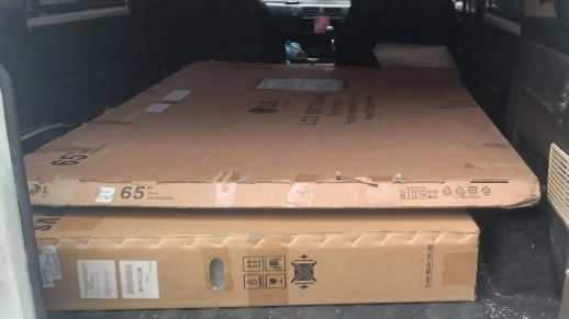 Ganti panel tv LG 65 inci di tempat