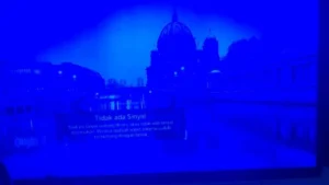 Backlight TV LG 43 warna jadi biru