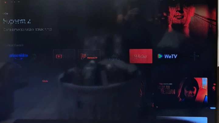 TV gambar redup di senen