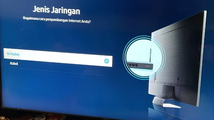 TV tidak terhubung internet
